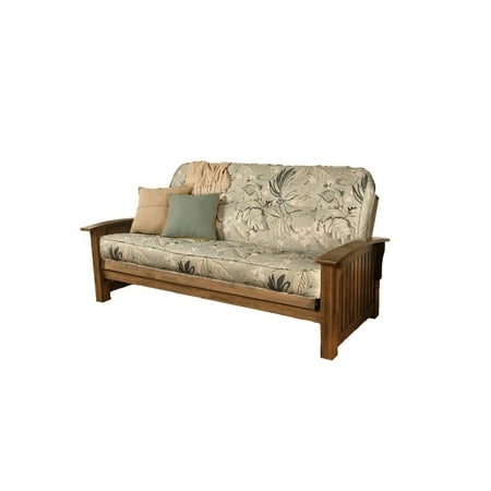 Kodiak Furniture Washington Frame-Rustic Walnut Finish-Takara Rain Mattress