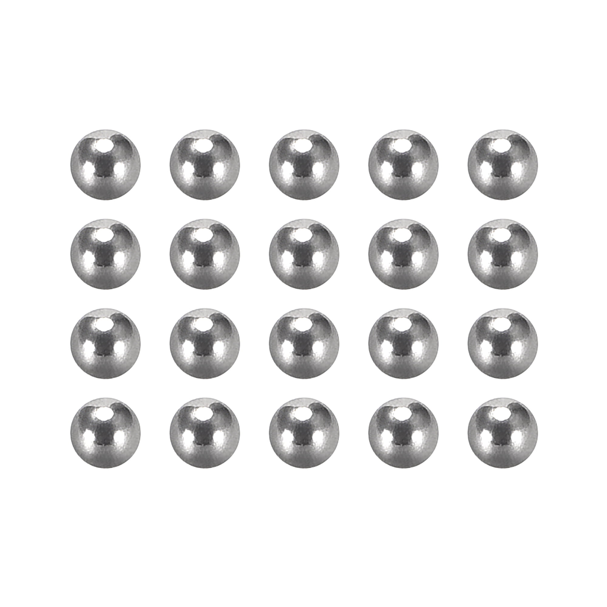 7/64 Inch (2.77mm) Precision Chrome Steel Bearing Balls G10 20 Pack