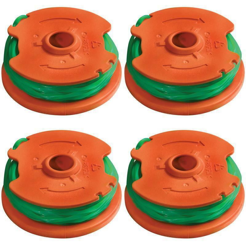 4 sets Worx WA0014 Spool & Line for WG168, WG190 & WG191 Cordless String Trimmer