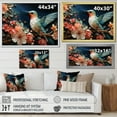 thumbnail image 4 of Designart "Teal Pink Hummingbird euphony" Animals Floater Framed Canvas Wall Art, 4 of 7