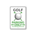 thumbnail image 2 of Golf Parking Novelty Sign, Metal Wall Decor - 10x14 inches, 2 of 4