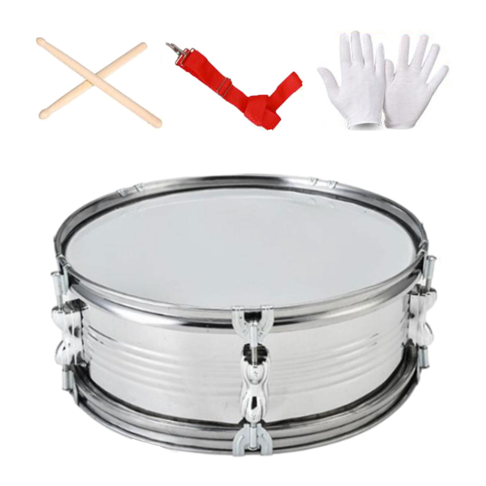 13inch Snare Drum with Shoulder Strap, Percussion Instrument Musical Instruments Music Drums for Boys Monophonic