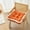 Orange, variant on Chair Pads Square Chair Cushion with Ties Soft Thicken Seat Pads Cushion Pillow for Office,Home or Car Sitting