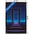 thumbnail image 3 of Geometric Neon Wall Poster, 22.375" x 34", Framed, 3 of 6