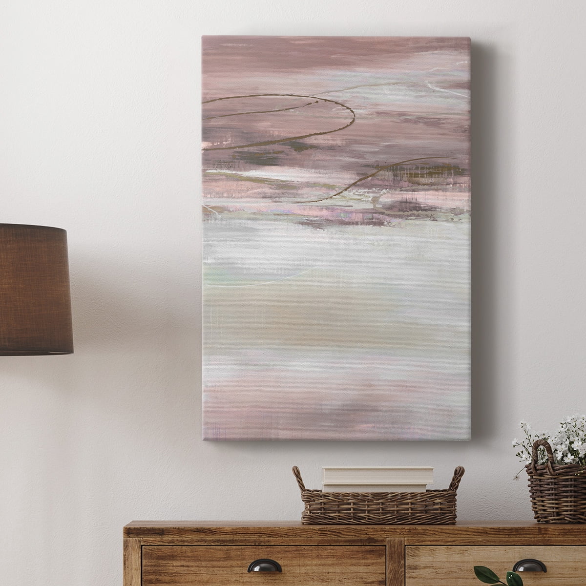 Geo Cache in Pale Premium Gallery Wrapped Canvas - Ready to Hang