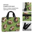 thumbnail image 4 of FORMRS 16" Laptop Bag Carrying Sleeve Case with Handle Travel Shoulder Briefcase, Game Day Footballs, 4 of 8