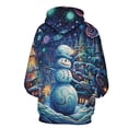 thumbnail image 3 of Men's Fusion Hoodie with Front Pocket and Adjustable Drawstring for Everyday Casual Comfort and Stylish Print, 3 of 3
