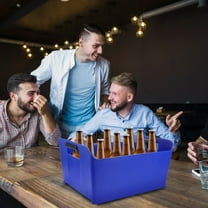 MLINS Large Capacity Bucket For Parties Shockproof Ice Beer Holder With Handle Pool Party Ice Holder Beer Container Cold Drink Bucket