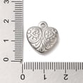 thumbnail image 3 of 304 Stainless Steel Pendants Heart Charms Stainless Steel Color 16.5x15x4mm Hole: 1.8mm DIY, 3 of 3