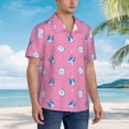 thumbnail image 5 of Haiem French Bulldog Printed Hawaiian Shirt for Men - Men’s Casual Beach Summer Shirts - Stretch Fabric with Modern Fit-Large, 5 of 9