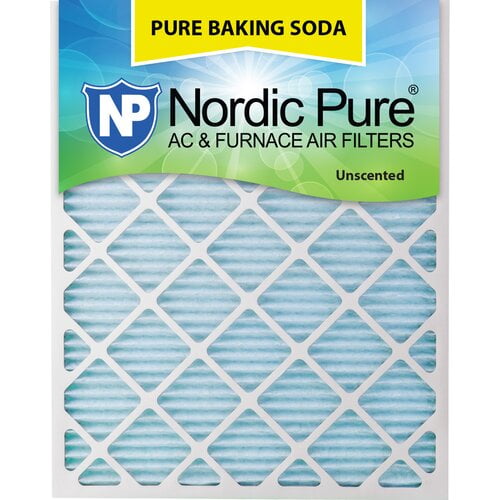 Pure Baking Soda Odor Deodorizing AC Air Filters 3 Pack 9_1/2x19_1/2 10x20x1 