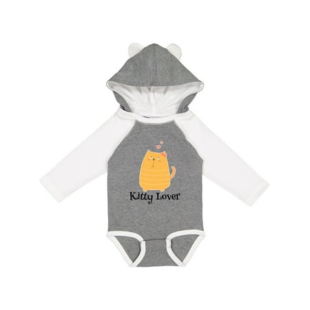 

Inktastic Kitty Lover Orange Tabby Cat Gift Baby Girl Long Sleeve Bodysuit