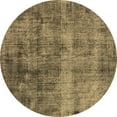 thumbnail image 1 of Ahgly Company Indoor Round Oriental Brown Industrial Area Rugs, 5' Round, 1 of 4