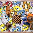 thumbnail image 2 of Ottomanson Non-Slip Birds 5x7 Area Rug for Kids Playroom, 5' x 6'6", Multicolor/Yellow, 2 of 8