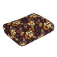 thumbnail image 3 of Kll Sunflowers With Skull And Hand Ultra Absorbent & Soft Hand Towels For Bath, Hand, Face, Gym And Spa-27.5x16in, 3 of 9