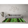 thumbnail image 3 of Ahgly Company Indoor Rectangle Oriental Green Modern Area Rugs, 2' x 5', 3 of 4