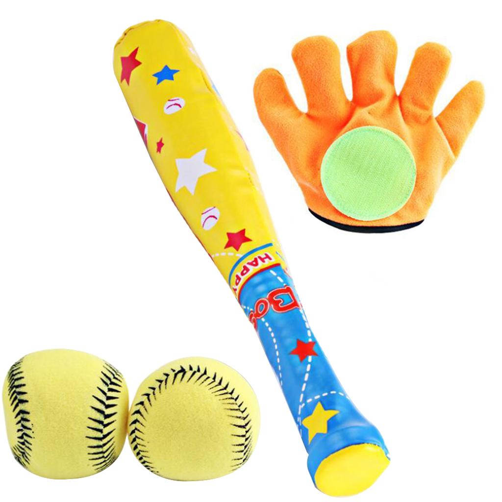 aternee Foam Toy Baseball Set with Baseball Glove + Ball + 1 Baseball