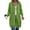 Green plus size hooded zip coat a1, variant on MORESEC Summer Plus Size Hooded Zip Coat Flowy Casual Outerwear Jacket For Women Beach Cover Up Solid Basic Fashion, Black 3XL