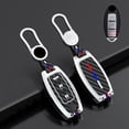 thumbnail image 4 of Car Key Fob Cover Case Protector Zinc Alloy Silicone Car Key Fob Case Cover For Nissan Sentra For Infiniti Q50, 4 of 15