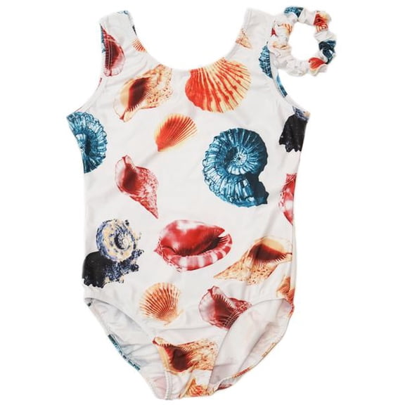 Wenchoice Adult White Colors Conch Shell Leotard Girl'S Xs(0-2Y)