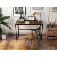 thumbnail image 6 of Home Office Notebook Desk Brown Walnut Particle Material, 6 of 7