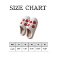 thumbnail image 2 of Men's and Women's Embroidered Fruit Warm Cotton Slippers for Couples Home Indoor House Shoes, Yellow, 38, 2 of 5