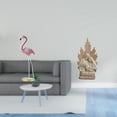 thumbnail image 2 of Escultura de resina de flamencos. Figura de arte moderno con soporte metálico. Ideal para decorar el hogar, el jardín, la oficina, la m, 2 of 8
