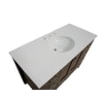 thumbnail image 2 of Horizon 48" Bathroom Vanity with Chocolate Cabinet and Engineered White Top, 2 of 6