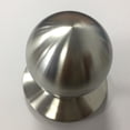 thumbnail image 3 of Poignée de Porte Ronde en Acier Inoxydable Brossé Bouton Chambre Pa Intérieur Boutons, 3 of 8