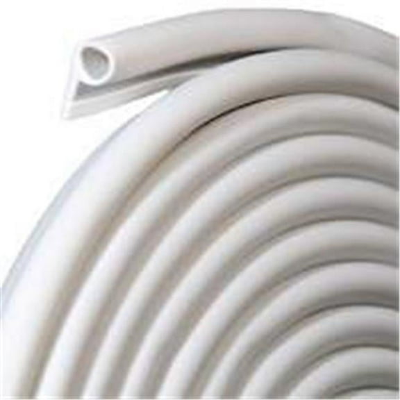 V18WH Gasket White Vinyl 0.5 x 0.25 x 17 Ft.