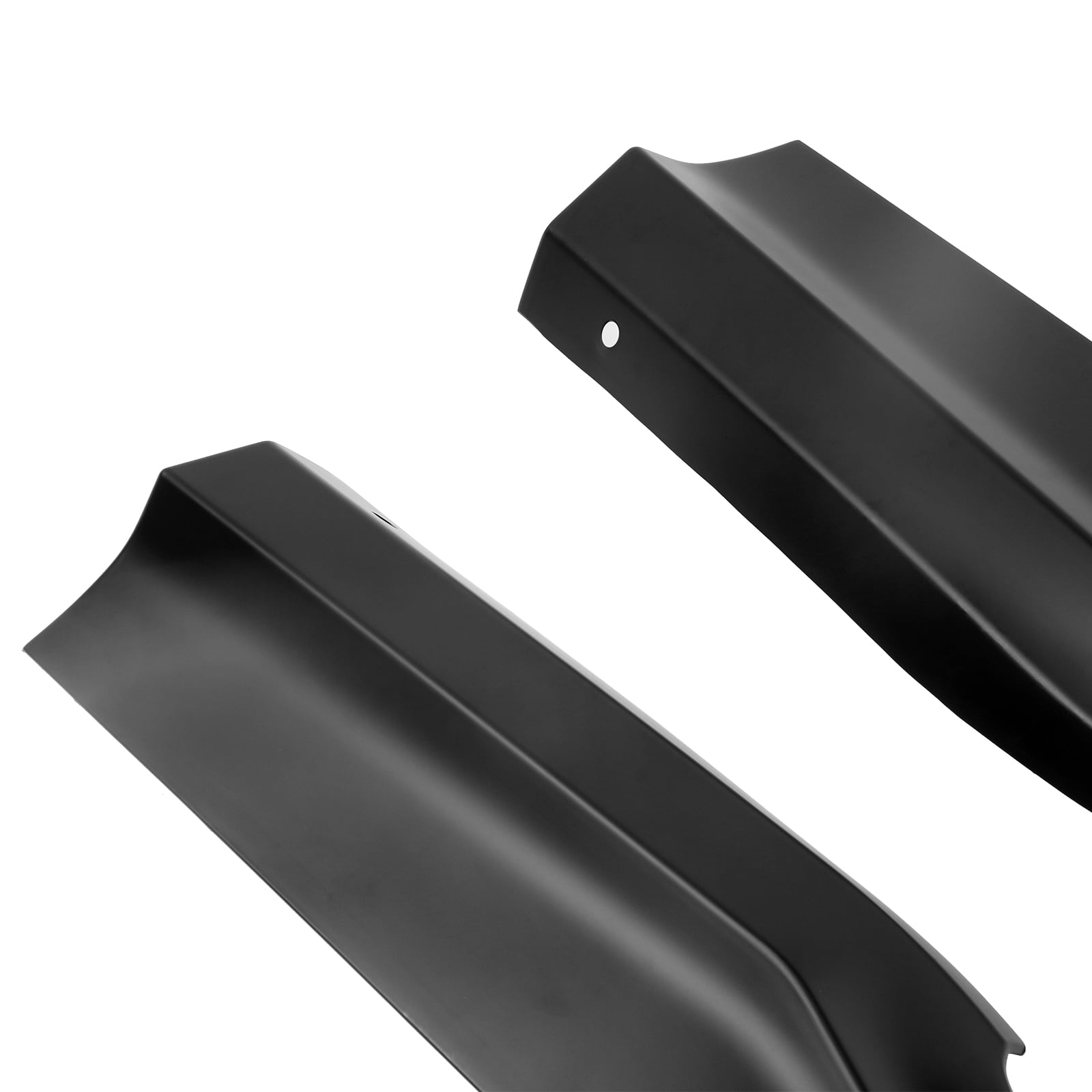 IKON MOTORSPORTS Rear Aprons For 2018-2022 Honda Accord – V2 Style Gloss Black PP Polypropylene Rear Bumper Lip Diffuser Corners, 2-Piece Set