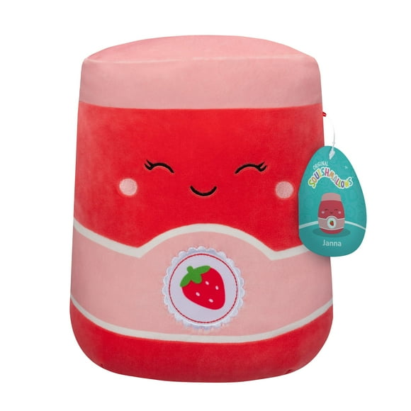Squishmallows 14-Inch Janna Strawberry Jam - Large Ultrasoft Official Kelly Toy Plush