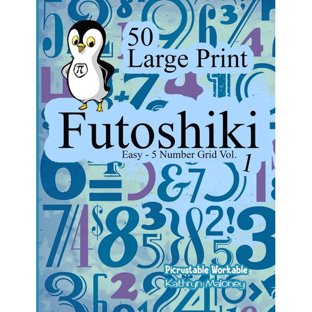 futoshiki easy 5 number grid vol 1 50 large print 5 x 5 grids for kids paperback walmart com
