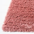 thumbnail image 3 of SAFAVIEH Venus Elijah Solid Plush Shag Area Rug, 6'7" x 6'7" Square, Pink, 3 of 8