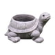 thumbnail image 4 of Maceta de tortuga, maceta de tortuga, florero decorativo, maceta de resina, maceta para estantería, cafetería, decoración del hogar Gris, 4 of 8