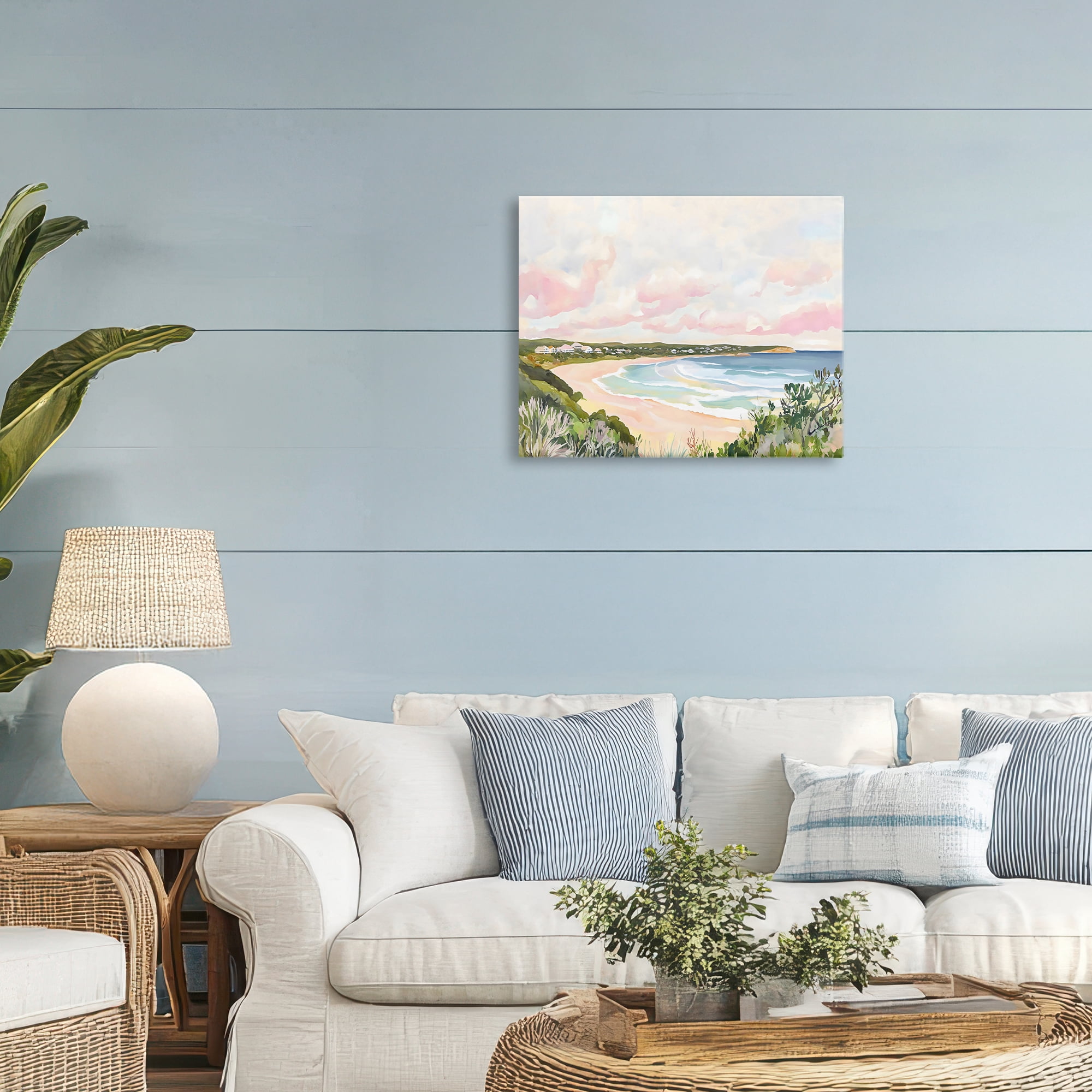 Stupell Industries Serene Sunset Beach Panorama Canvas Wall Art, design by The Prints Vibe