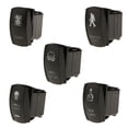 thumbnail image 3 of Interruptor basculante de 5 pines para luz Sasquatch de coche/barco, 12V/24V, ON/OFF, verde, 3 of 7