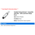 thumbnail image 2 of Variable Timing Solenoid - Compatible with 2003 - 2005 Land Rover Range Rover 2004, 2 of 2