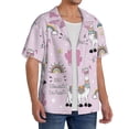 thumbnail image 2 of Kdxio Men'S Hawaiian Shirt For Men Short Sleeve Shirt No Drama Llama Summer Casual Holiday Beach Button Down T-Shirts, 2 of 5