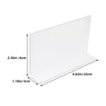 thumbnail image 2 of Phenofice 10Pcs White Plastic Shelf Dividers for Closet Organization Transparent Wardrobe Separator, 2 of 7