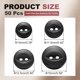 thumbnail image 2 of Uxcell 50Pcs 20L Botones de costura redondos, 12.5mm 2-Hole Botones de resina de ojo de pez, 2 of 6