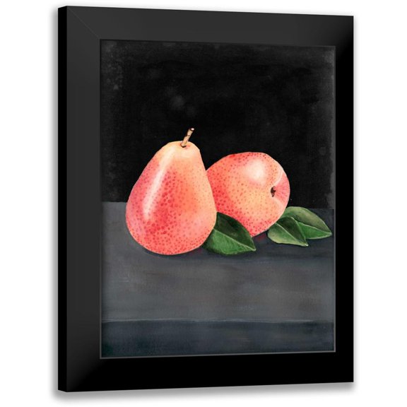 McCavitt, Naomi 12x14 Black Modern Framed Museum Art Print Titled - Fruit on Shelf VI