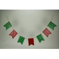 thumbnail image 3 of Red and Green Enamel Metal Believe Banner Christmas Rope Garland Holiday Decor, 3 of 3