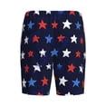 thumbnail image 4 of Picia Watercolor Stars1 Pajama Shorts for Men, Men's Pajama Bottoms, Sleepwear,Short Pajama Pants-3X-Large, 4 of 9