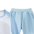thumbnail image 4 of Futezty Toddler Boys Girls Clothes Fall Winter Outfit Sets, Set For Kids Long Sleeve Round Neck Color Block Elastic Waist 1T 2T 3T 4T 5T 2 PC Everyday, 4 of 4