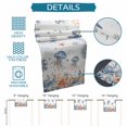 thumbnail image 6 of Jellyfish Coastal Table Runner 72 Inches, Summer Beach Coral Starfish Ocean Bed Runner Dresser Scarves Tabletop for Indoor Outdoor Parties/Ceremony/Banquet, 14" x 72", 6 of 9