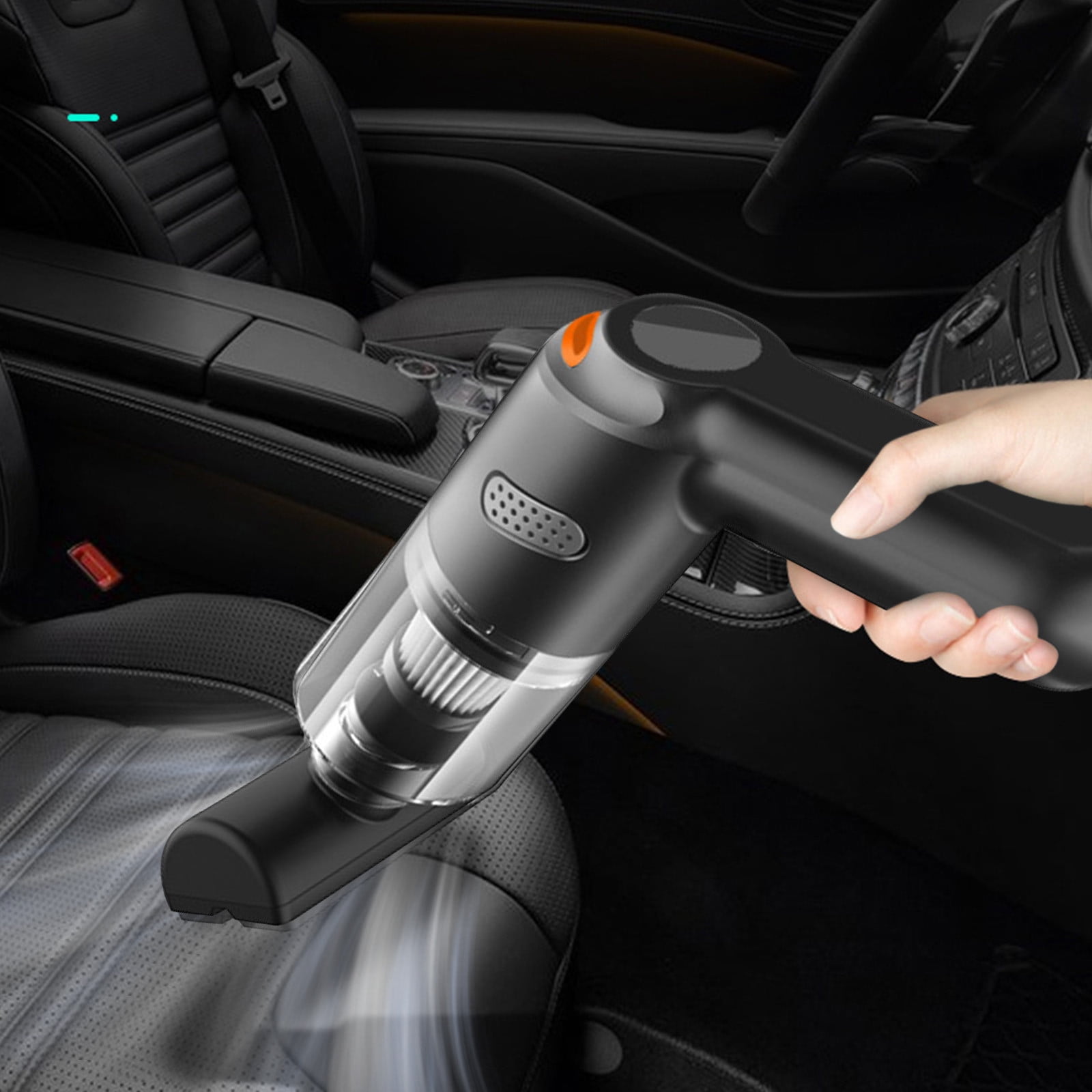 IMossad Car Vacuum with Powerful Suction, Mini Vacuum for Crevices, Keyboard Cleaner, USB Rechargeable