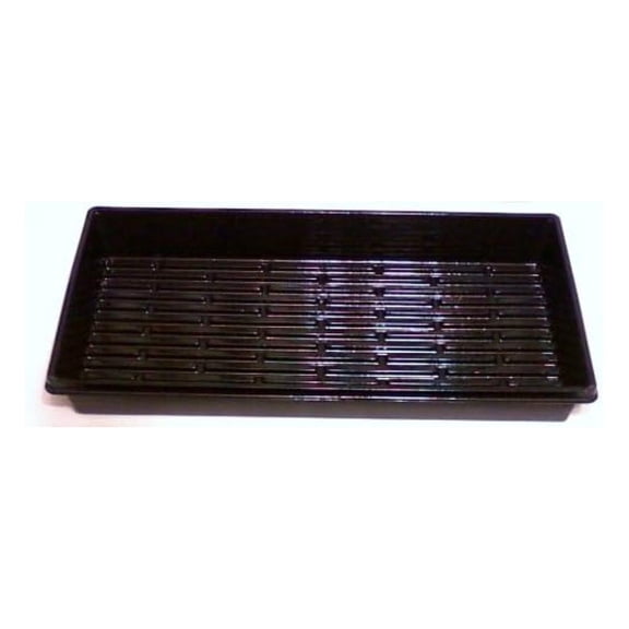Seed Starting Trays 1020 - 20 Pack Solid Bottom Plant Flats - Reusable Seedling Trays for Hydroponics, Microgreens, 2" & 3.5" Pots