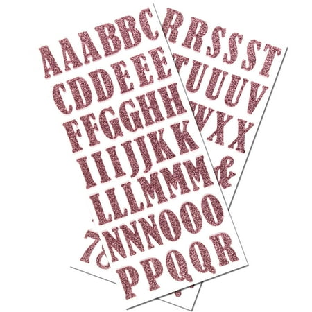 UPC: 0886946218873 | Glitter Bernhard Condensed Alphabet Foam Stickers by Recollections™