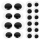 thumbnail image 2 of 200pcs Self-Adhesive Plastic Stick-On Wiggly Eyes 25MM Cute Round Googly Eyes for Kids Classroom Crafts DIY Projects Scrapbooking, 2 of 4